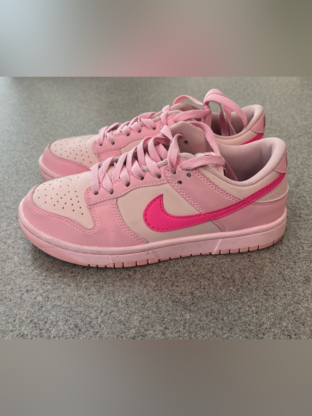 Nike Dunk Low Pink Foam Fierce Pink Girls/Women’s Sneakers Size 7 DH9765-600